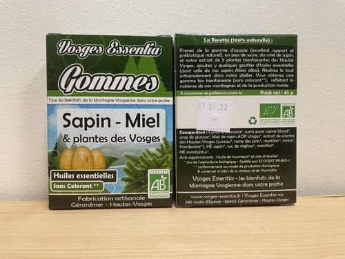 Gommes Sapin (HE), Miel de sapin, Plantes - 45 g