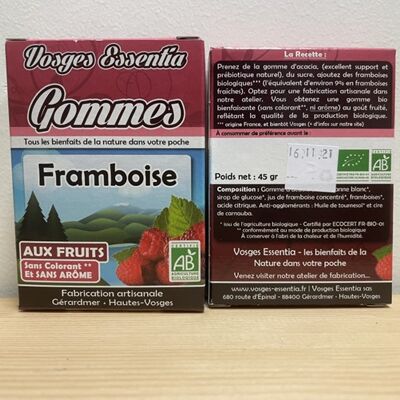 Gommes Framboise - 45 g