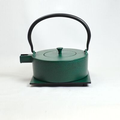 Heii Na teapot made of cast iron 0.8l green w.