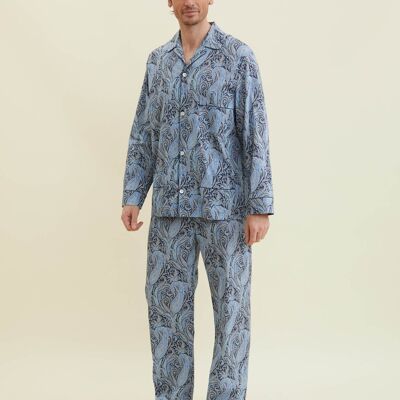 Men's Fine Cotton Pyjamas Made with Liberty Fabric - Jake