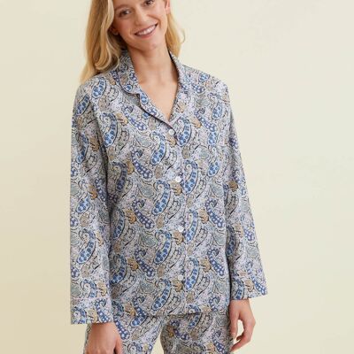 Women's Fine Cotton Pyjamas Made with Liberty Fabric - Louise