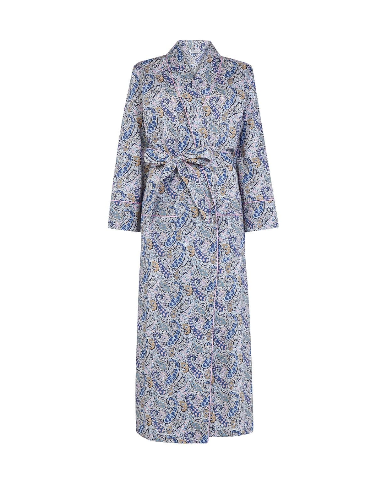 Liberty print dressing clearance gown