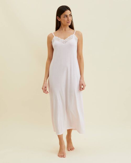 Women's Jersey Lily Nightdress - Soft Pink