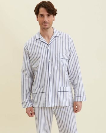 Pyjama Classique en Coton pour Homme - A284 4