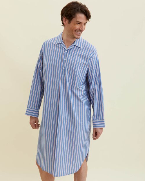 Men's Classic Cotton Nightshirt - A285