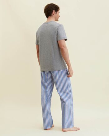 Pantalon de Pyjama Classique en Coton pour Homme - A285 4