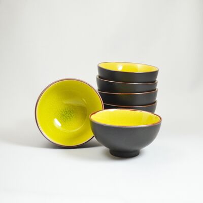 Cha wan tea bowl 6VE - yellow