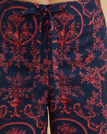 Pyjama en coton fin pour femme en tissu Liberty - Marie 5