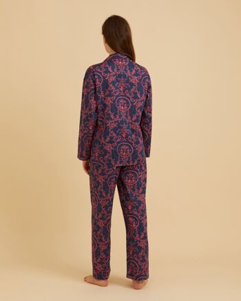 Pyjama en coton fin pour femme en tissu Liberty - Marie 6