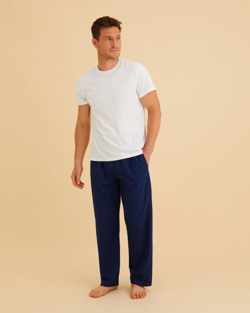 Men's Brushed Cotton Pyjama Trousers - Royal Bude