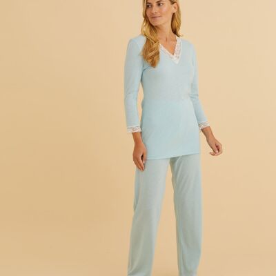 Women's Jersey Ella Pyjamas - Mint