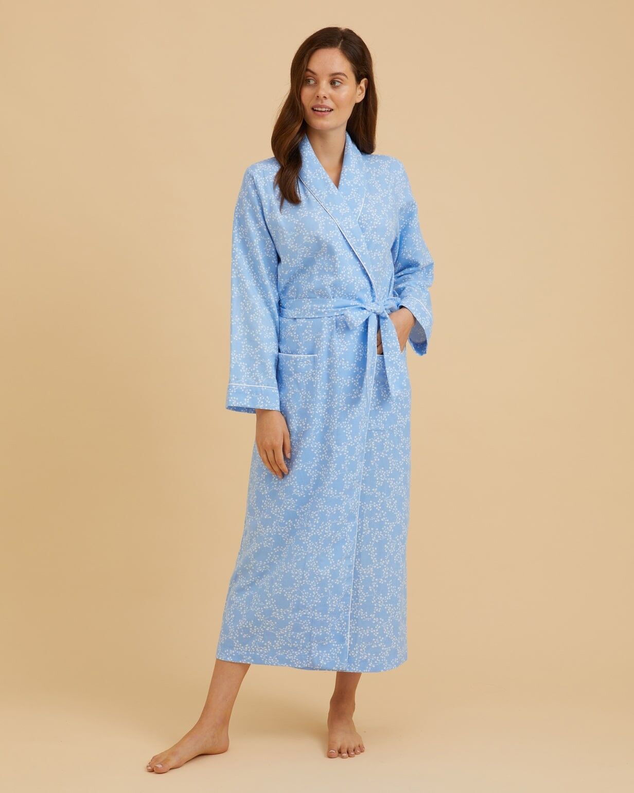 Dressing Gown Her Grannie Nightie Ladies Pyjamas Petite Debehams Hugh  Pajamas Teenage Girls Adult Dressing Gown Women : Amazon.co.uk: Fashion