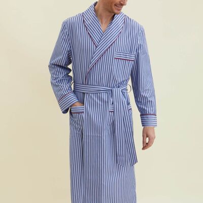 Men's Two-Fold Cotton Dressing Gown - TF41