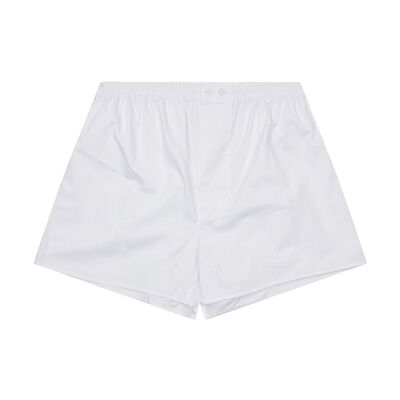 Men's Classic Cotton Boxer Shorts - White