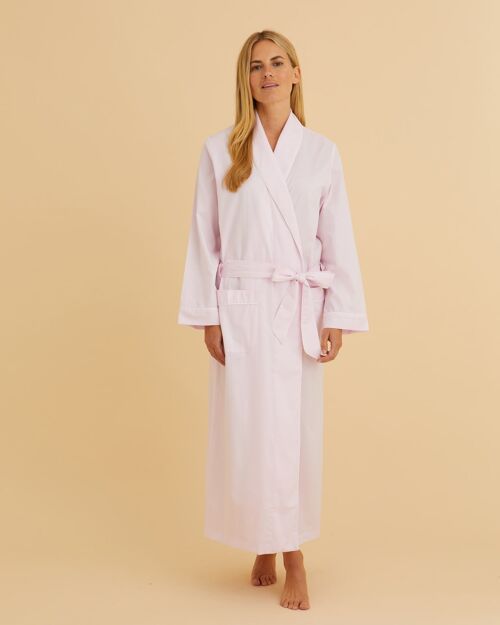 Women's Jacquard Dressing Gown - Pink