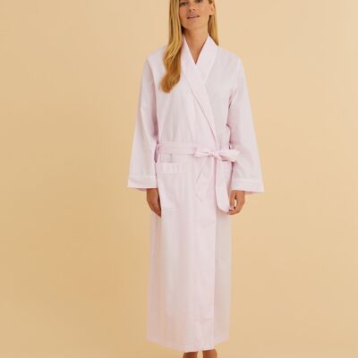Women's Jacquard Dressing Gown - Pink