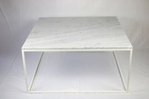 Tavolino quadrato - bianco