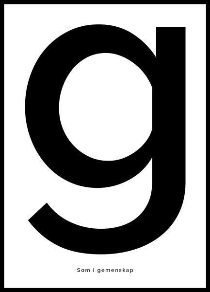 Poster G - As In Community - 50x70