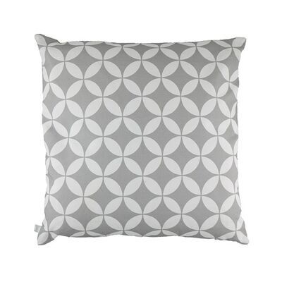 Pillowcase Circles Gray white