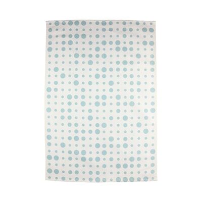 Torchon Pois Turquoise