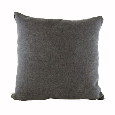 Coussin en lin Bleu foncé