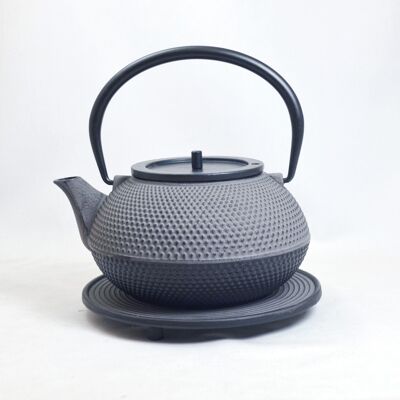 Ko Bu 1.2l cast iron teapot grey-black