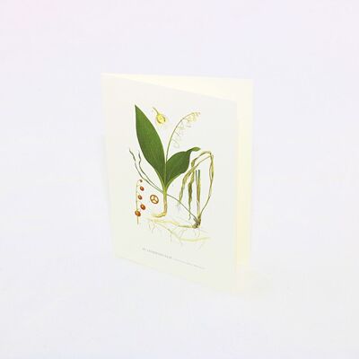 Greeting card Lily of the Valley - 15x21