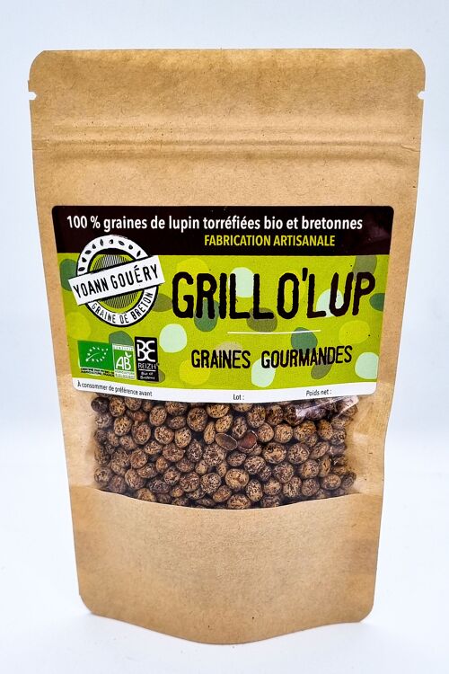 Graines Lupin torréfiées "Grillo'Lup" 100 g AB