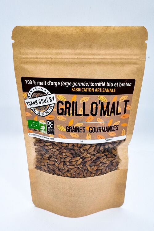 Grains de malt torréfiés "Grillo'Malt" 100 g AB