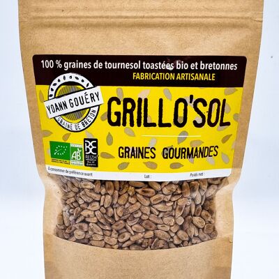 Roasted sunflower seeds "Grillo'Sol" 100 g AB