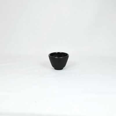 Iron cup Arare small black