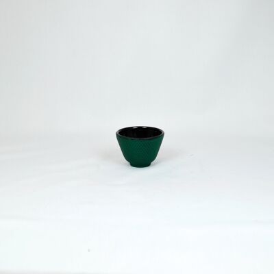 Iron cup Arare small green