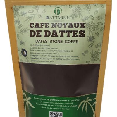 Café de noyaux de dattes 100% Naturel - Café noyaux de dattes moulu - *1 Sachet 250g