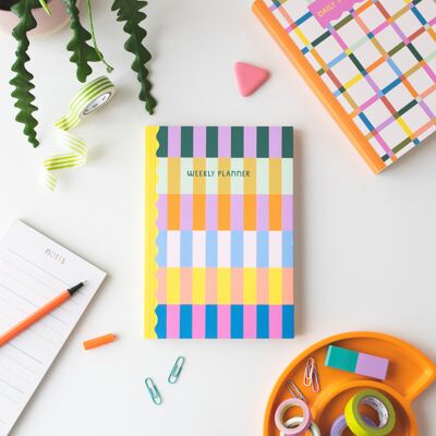 Colourful Blocks A5 Weekly Planner