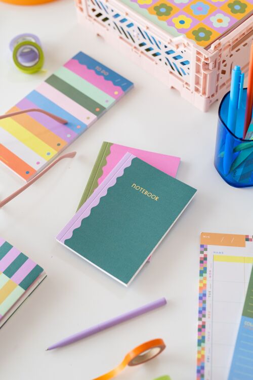 A6 Duo Colourful Notebooks