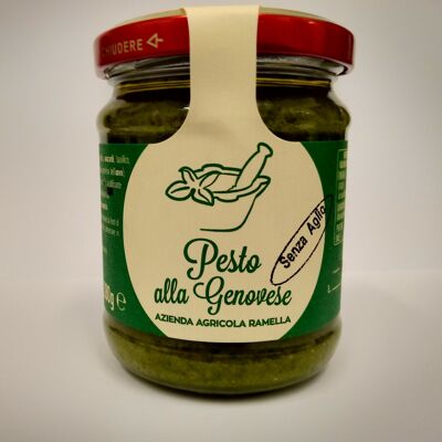 Pesto a lunga conservazione 180g senz'aglio