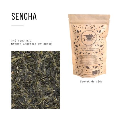 Thé vert bio "Sencha" vrac 100gr / 250gr / 500gr