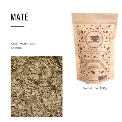 Maté vert nature bio vrac 100gr / 250gr / 500gr