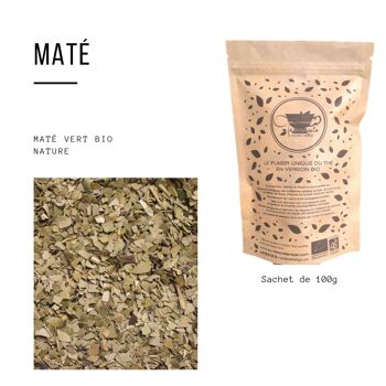 Maté vert nature bio vrac 100gr / 250gr / 500gr 1