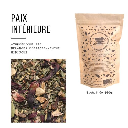 Ayurvédique bio "Paix Intérieure" vrac 100gr / 250gr / 500gr