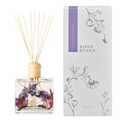 Rosy Rings Roman Lavender Botanical 13oz Reed Diffuser