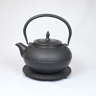 Arare cast iron teapot 1.5l black