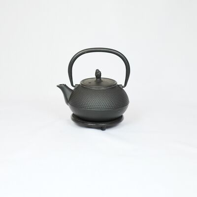 Arare Teekanne aus Gusseisen 0.4l schwarz