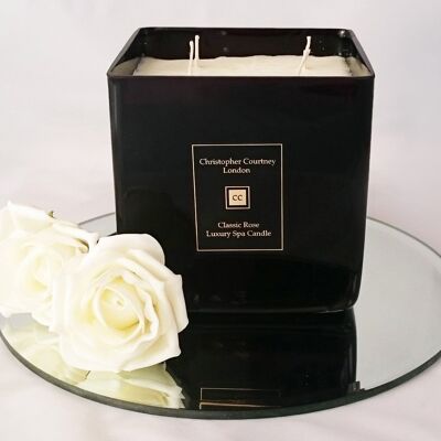 Rose Classique - Bougie de Luxe - 700g
