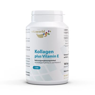 Colágeno 500 mg más vitamina E (100 caps)
