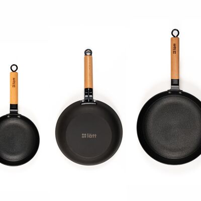SARTEN HIERRO FUNDIDO LATT 24CM MANGO MADERA