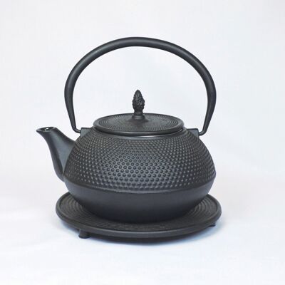 Arare cast iron teapot 1.2l black