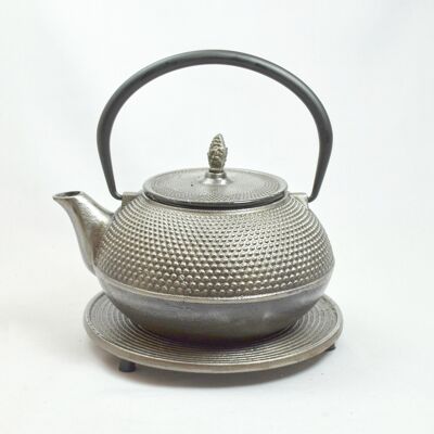 Arare cast iron teapot 1.2l silver
