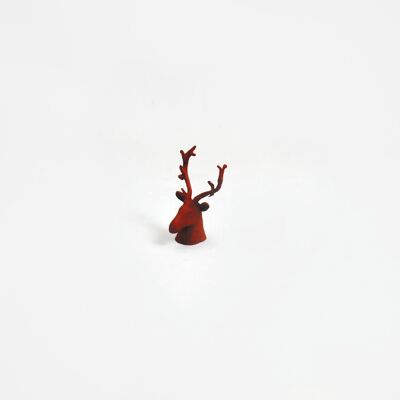 Style it deer cast iron red
