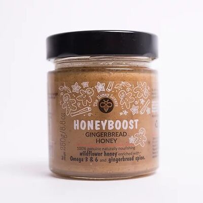 HONEYBOOST Blended Wildflower Honey & Gingerbread Spice